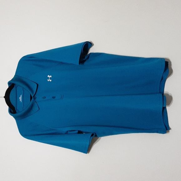 Under Amour men's performance casual textured polo shirt in size XL - Picture 1 of 5